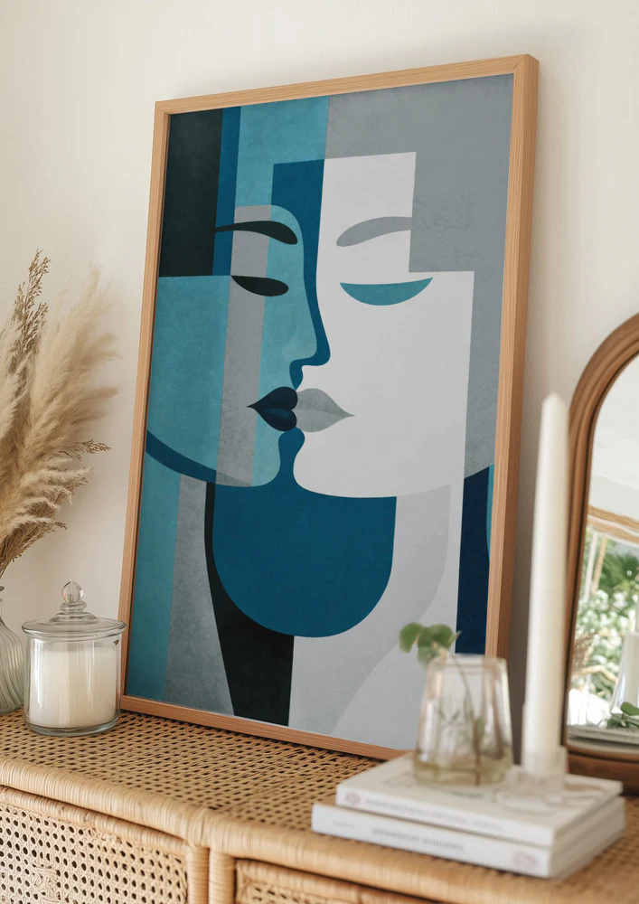 Kiss Me Teal Grey - Image 11