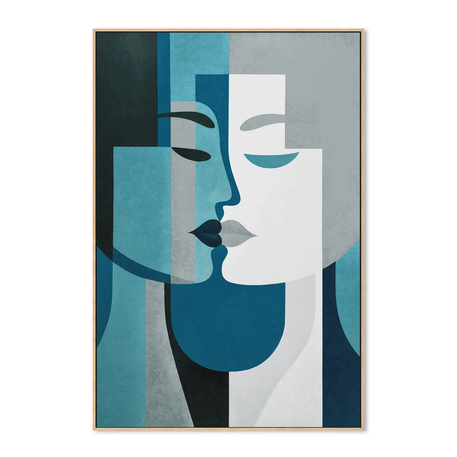 Kiss Me Teal Grey - Image 4