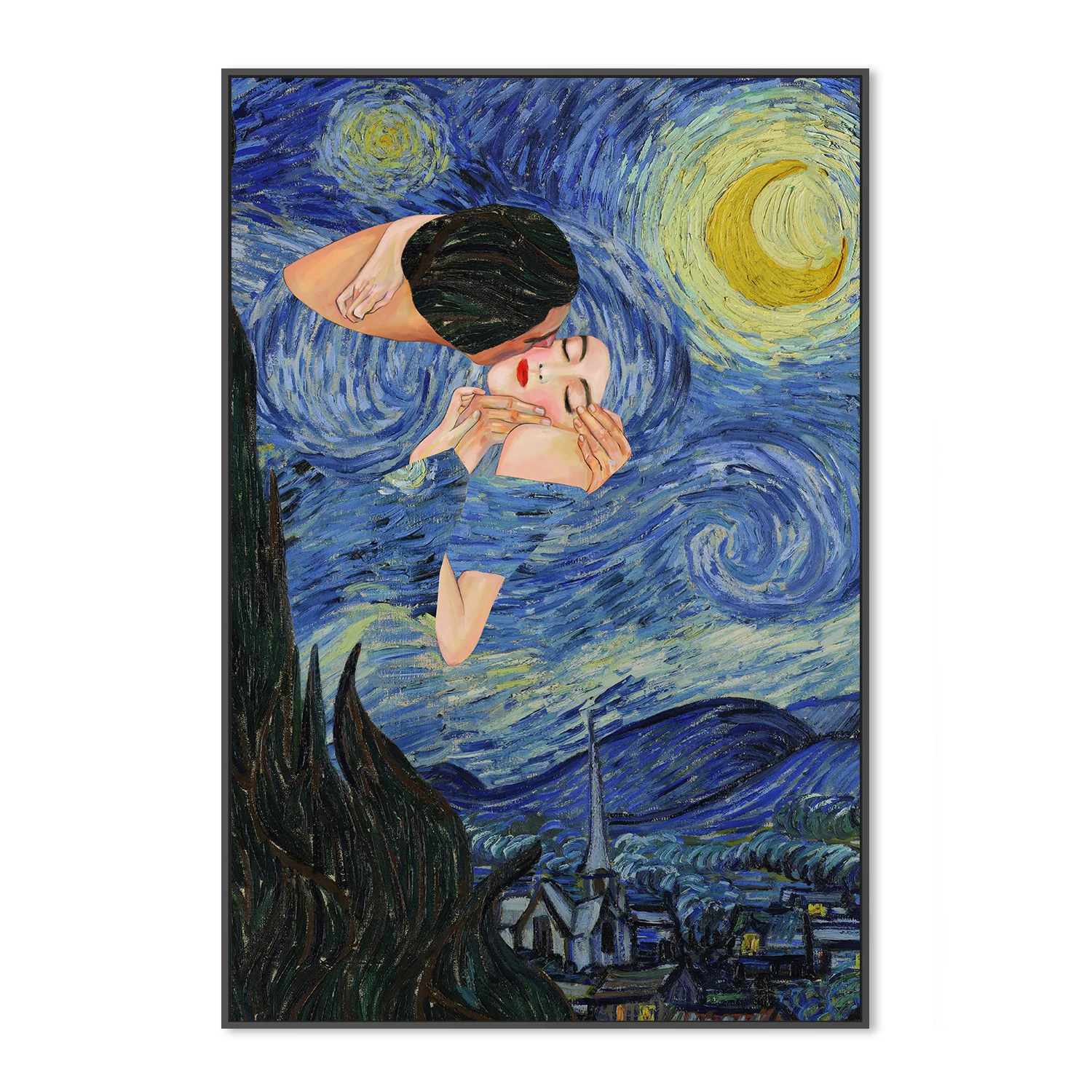 Kiss Under the Starry Night - Image 3