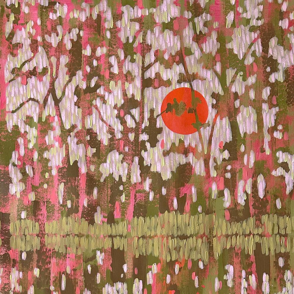 Lace of the Forest at Sunset - Original Painting - Image 4