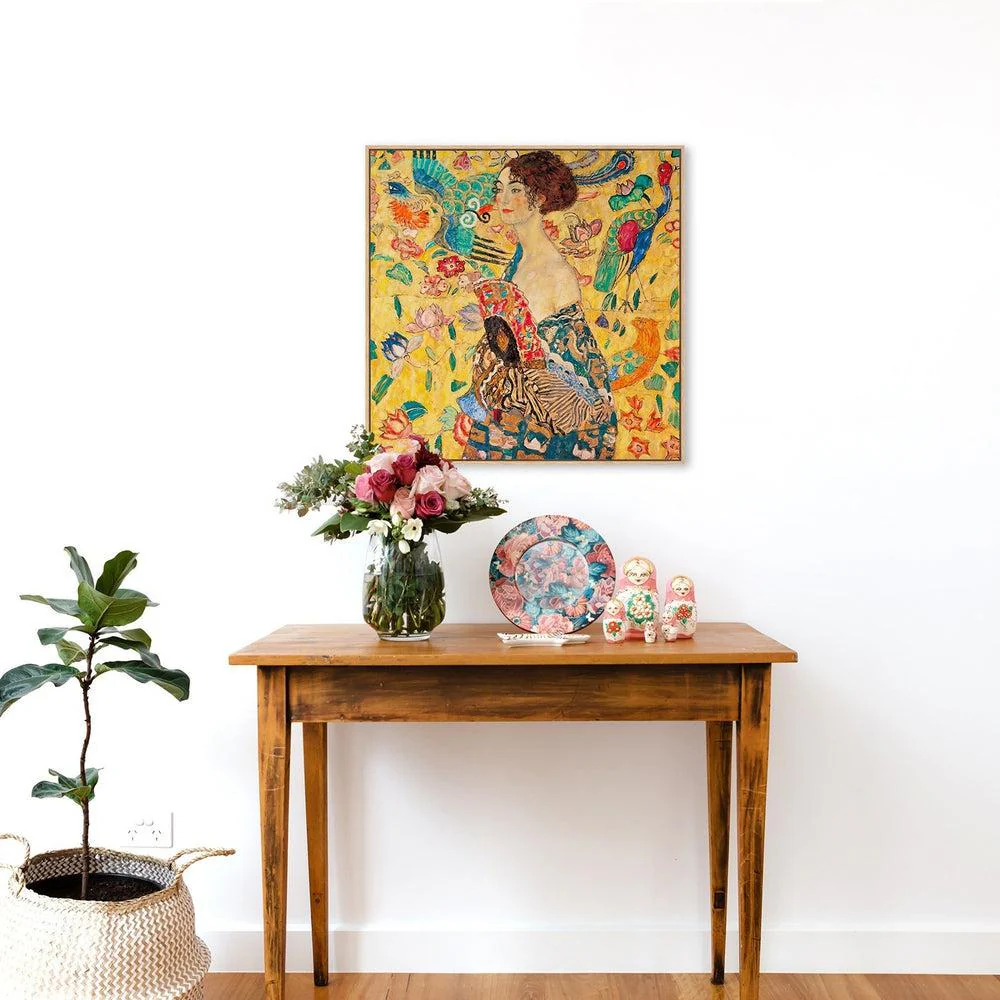 Lady With Fan, By Gustav Klimt - Image 4