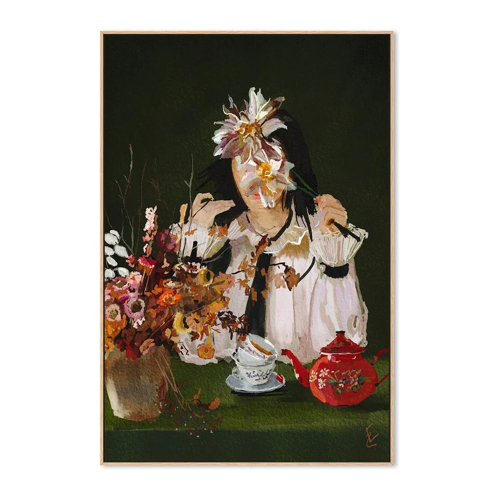 lady with the red teapot - Image 4
