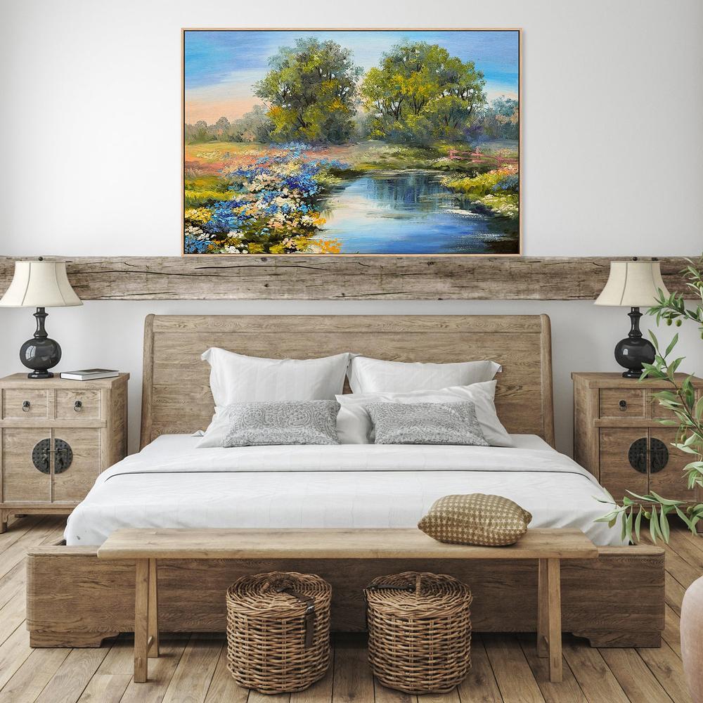 Lakeside Romance, Hand-Painted Canvas - Image 7