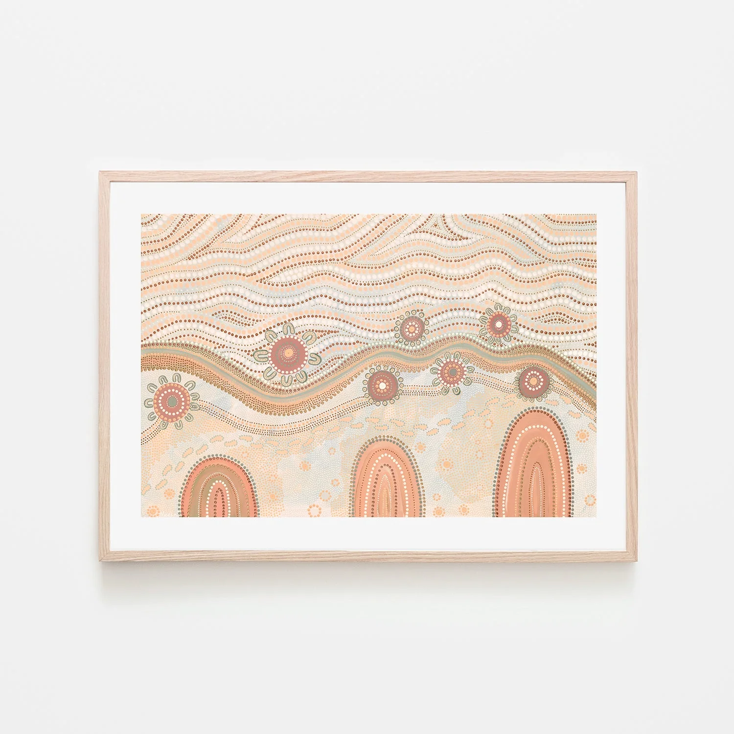 Land And Sky, Muted Orange - Image 6