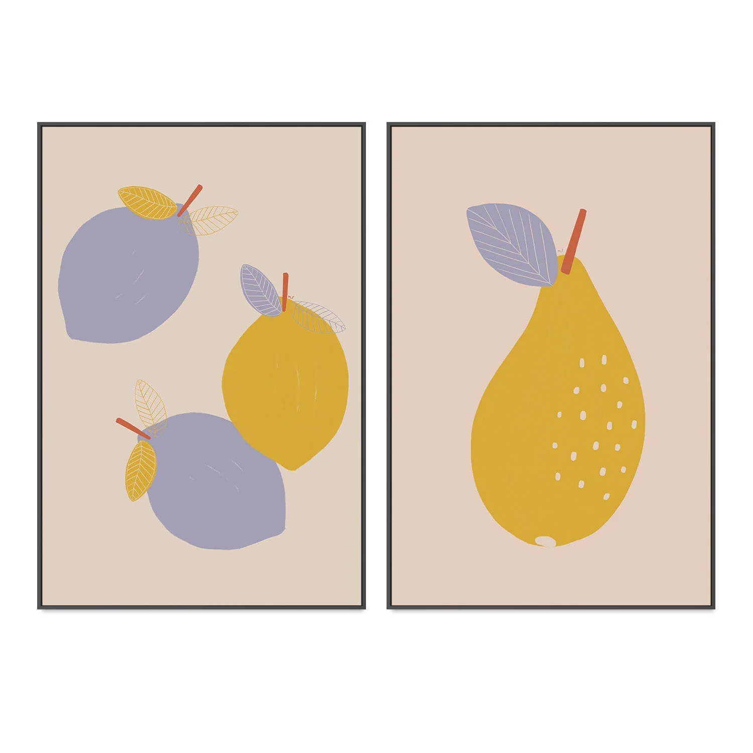 Lemons and pear, Set Of 2 - Image 3