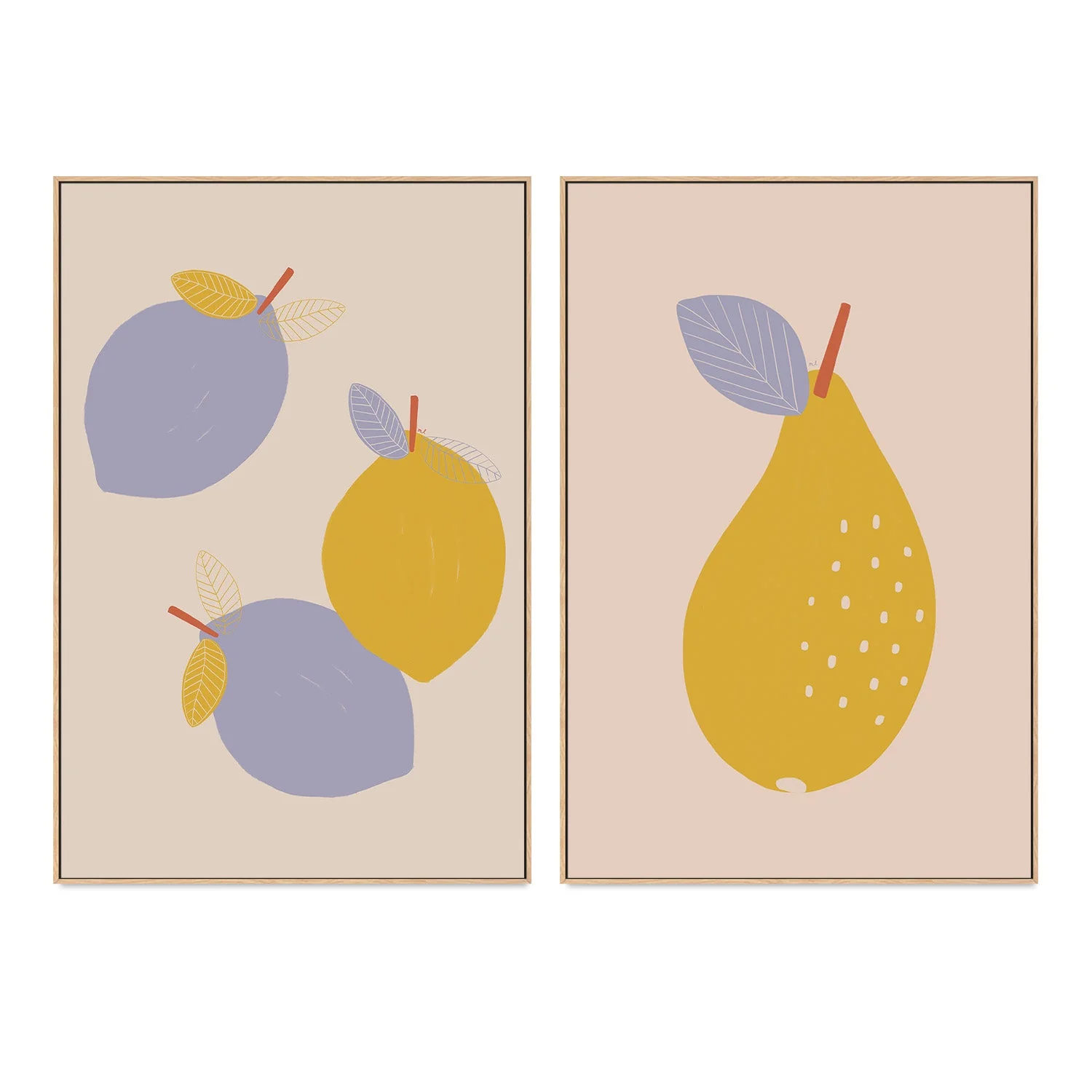 Lemons and pear, Set Of 2 - Image 4