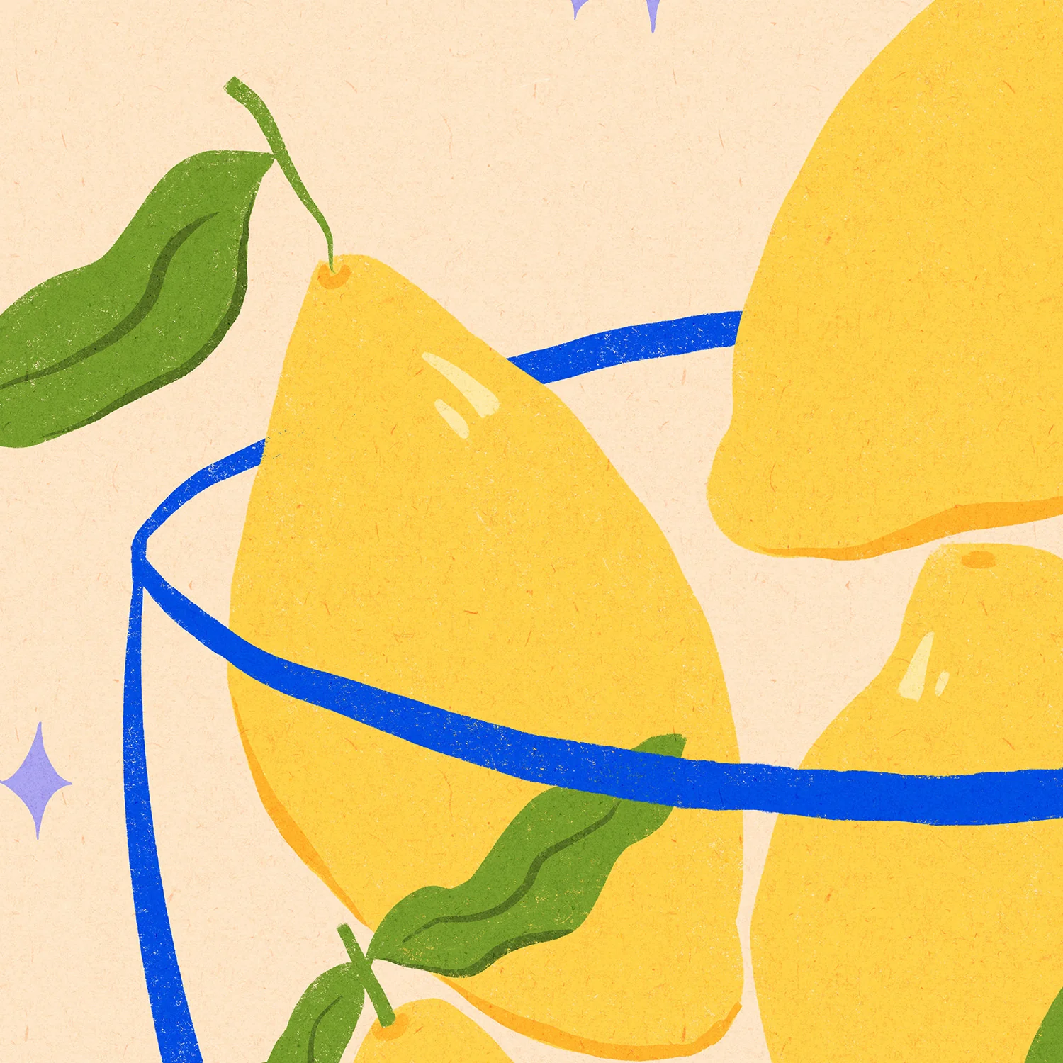 Lemons in a Bowl Retro Illustration - Image 10