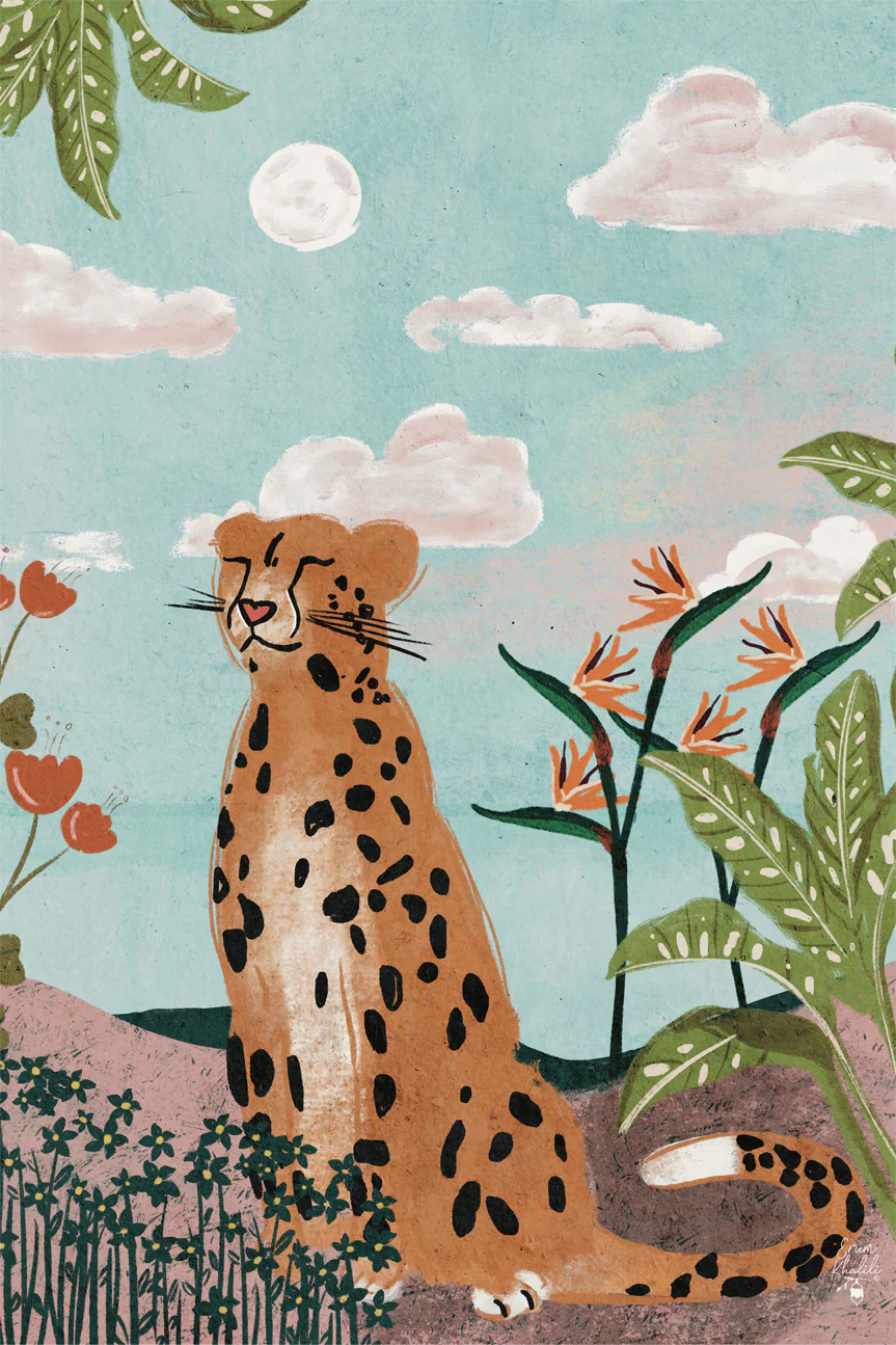 Leopard In Jungle Erum Khalili