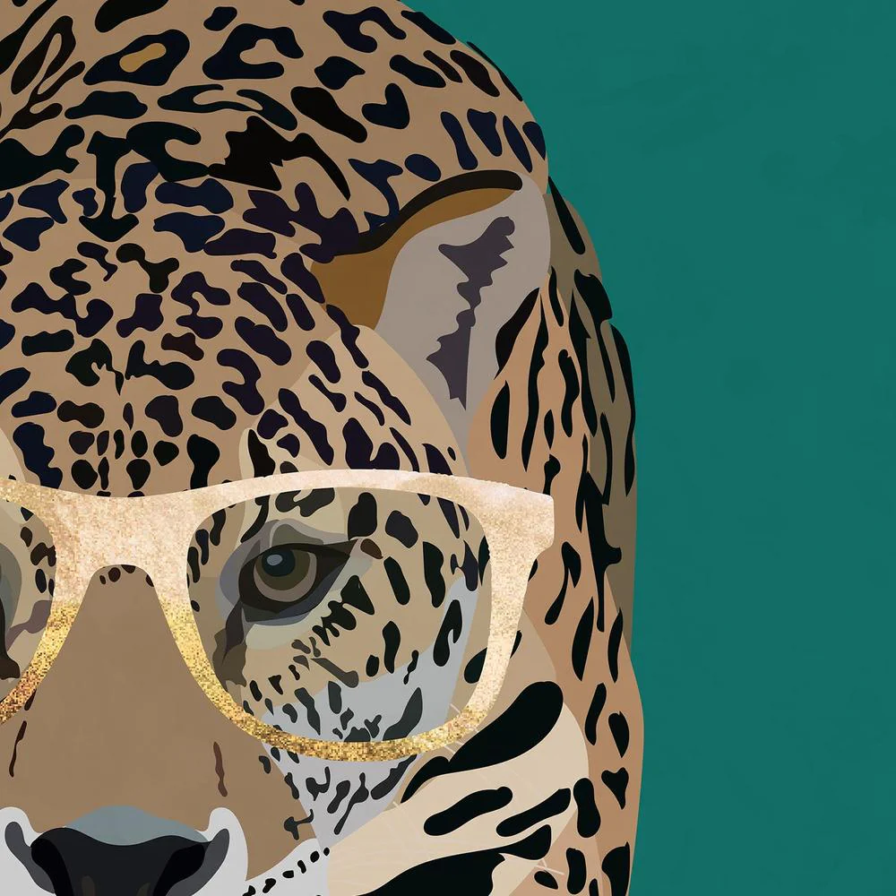 Leopard With Gold Glasses - Image 11