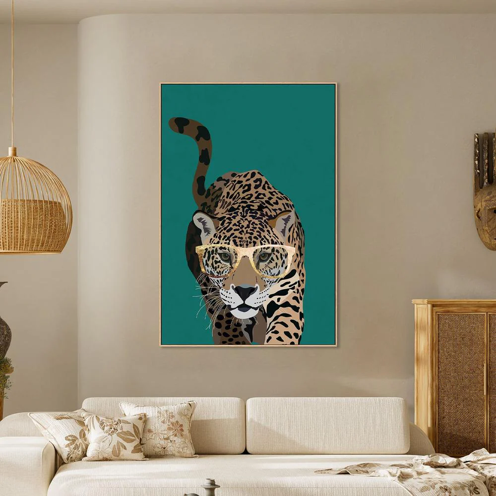 Leopard With Gold Glasses - Image 2