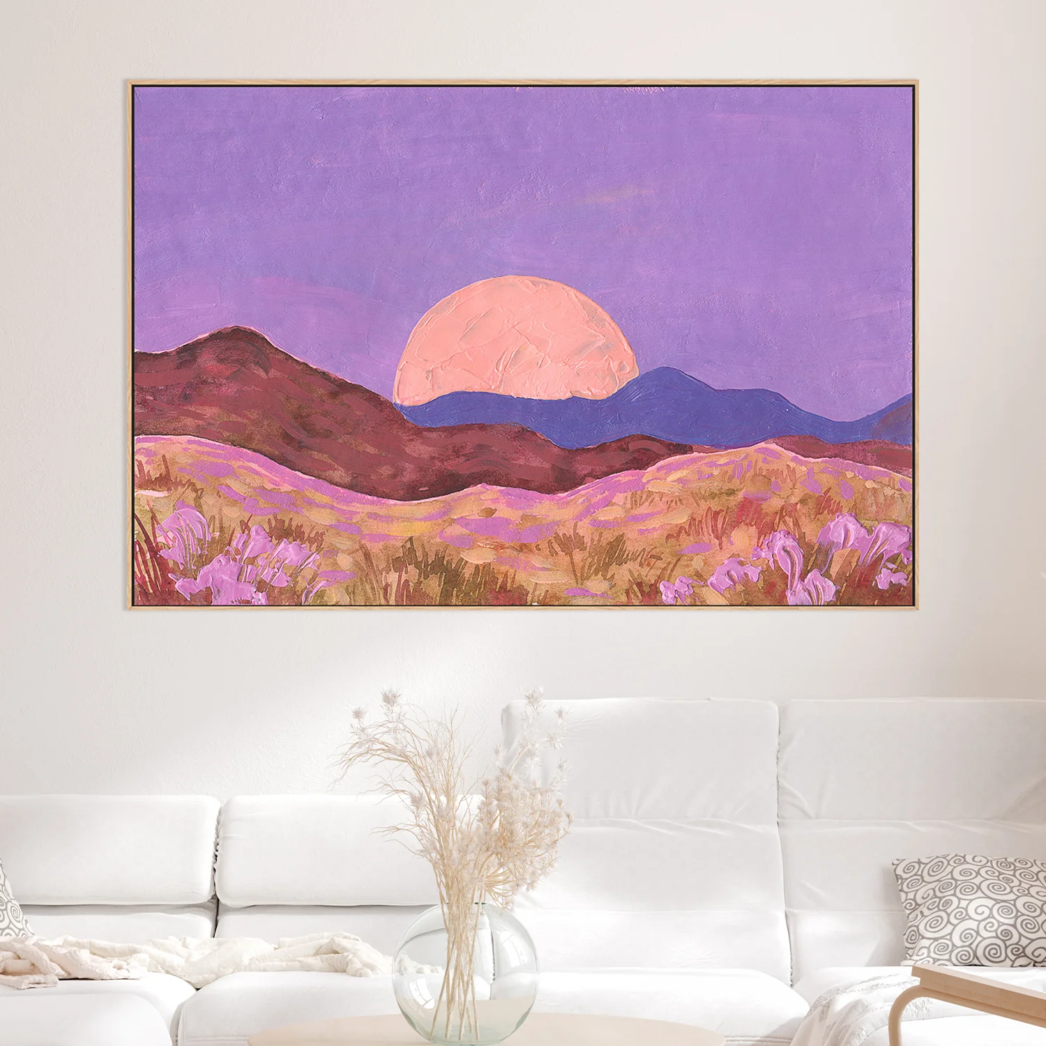 Lilac Peach Sunset - Image 2