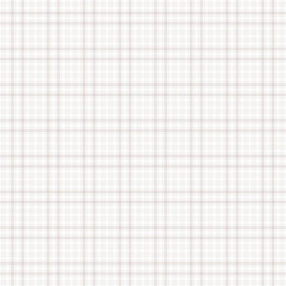 Lines of Tartan Beige Wallpaper