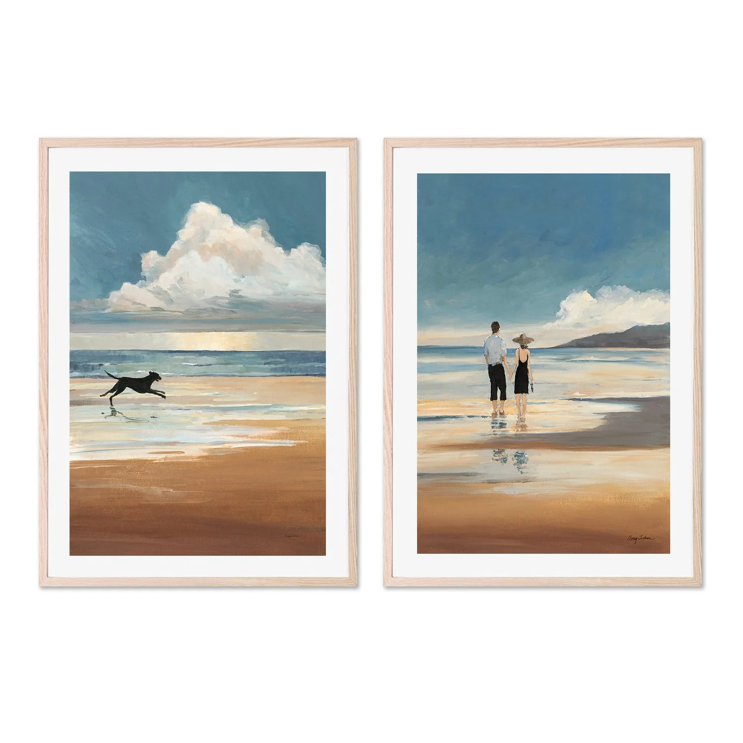 Low Tide & Day at the Sea, Set Of 2 - Image 6