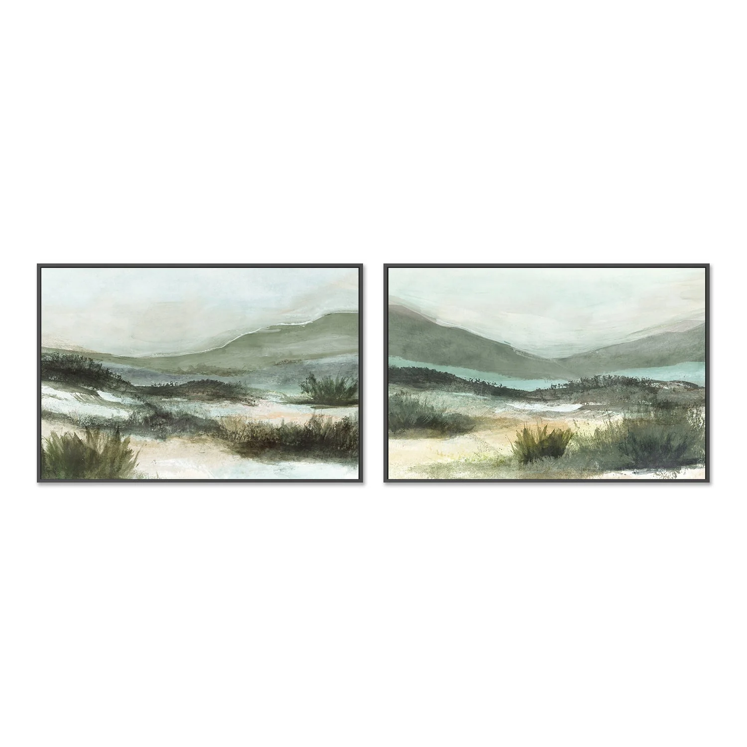 Lush Landscape, Style A & B, Set of 2 - Image 3