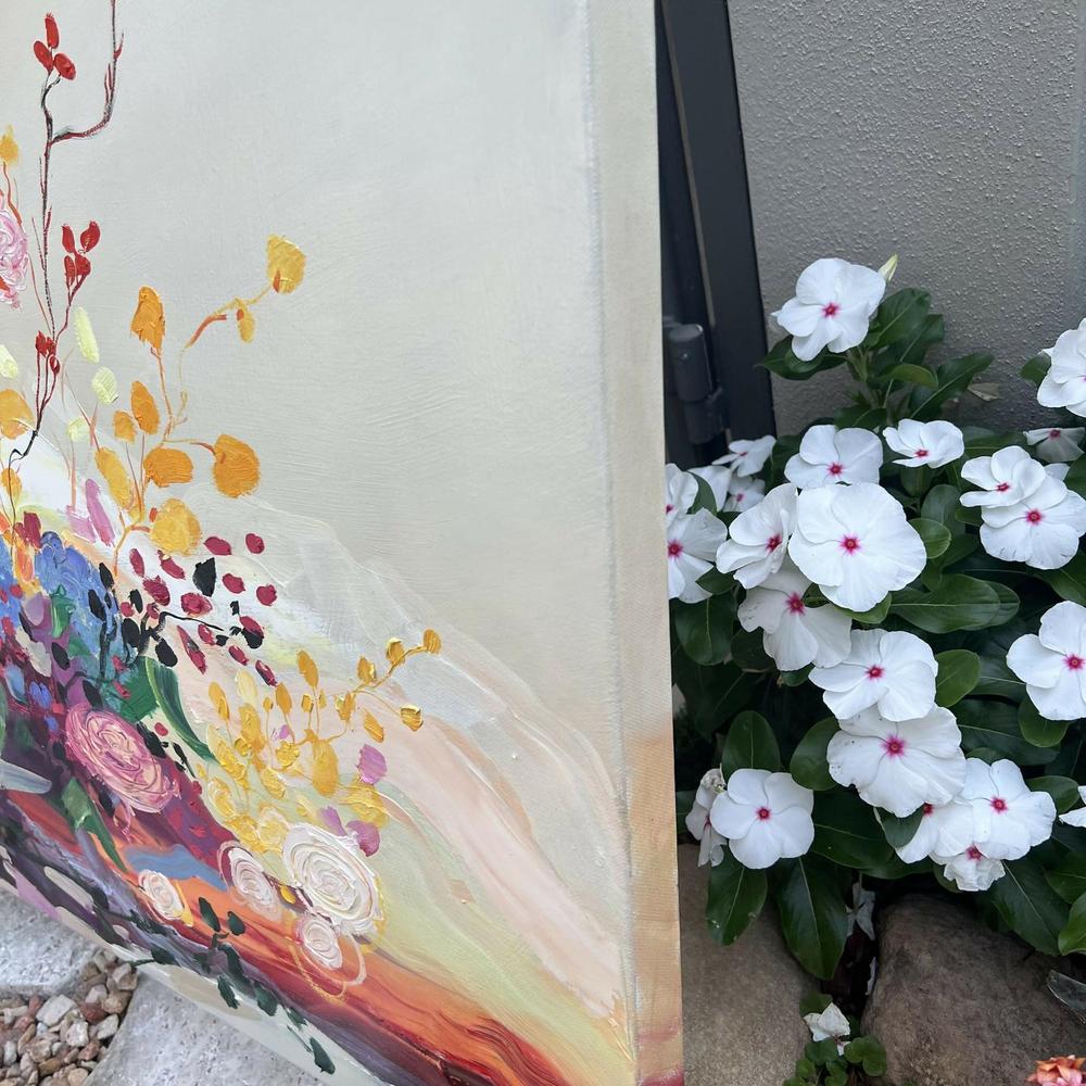 Maximalism Vintage. Original hand painted artwork by Meredith Howse. - Image 3
