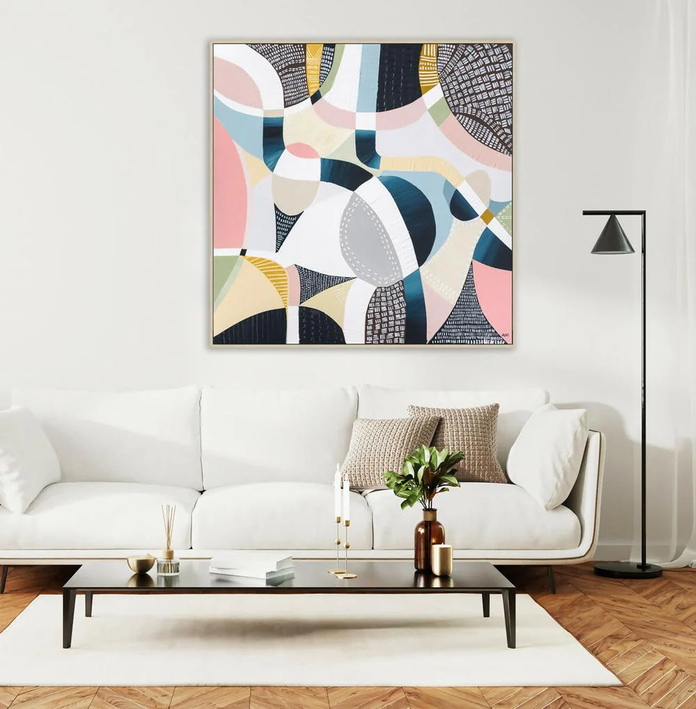 MCG Aerial, Original Hand-Painted Canvas By Ani Ipradjian