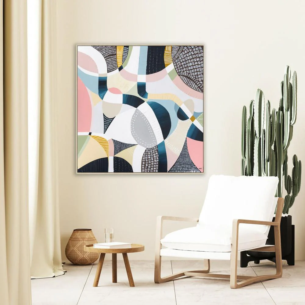 MCG Aerial, Original Hand-Painted Canvas By Ani Ipradjian - Image 7