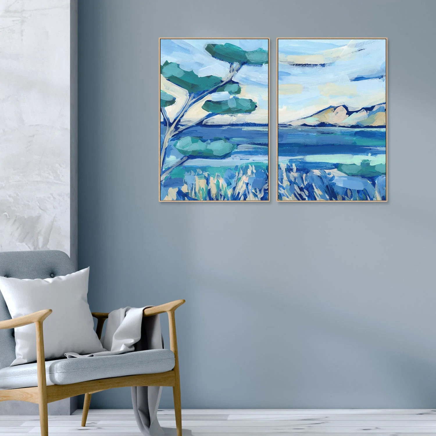Mediterranean Coasta , Style A & B , Set Of 2 - Image 2