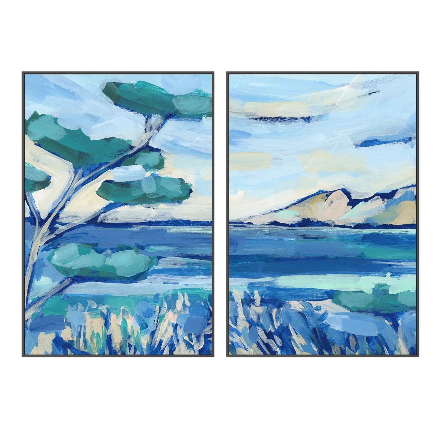 Mediterranean Coasta , Style A & B , Set Of 2 - Image 3