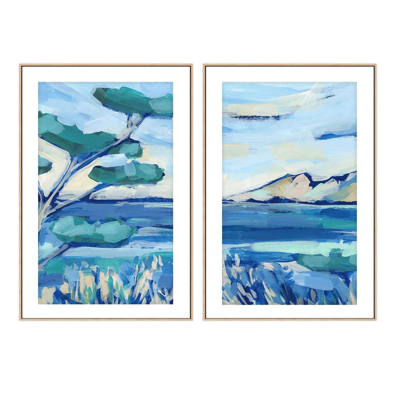 Mediterranean Coasta , Style A & B , Set Of 2 - Image 6