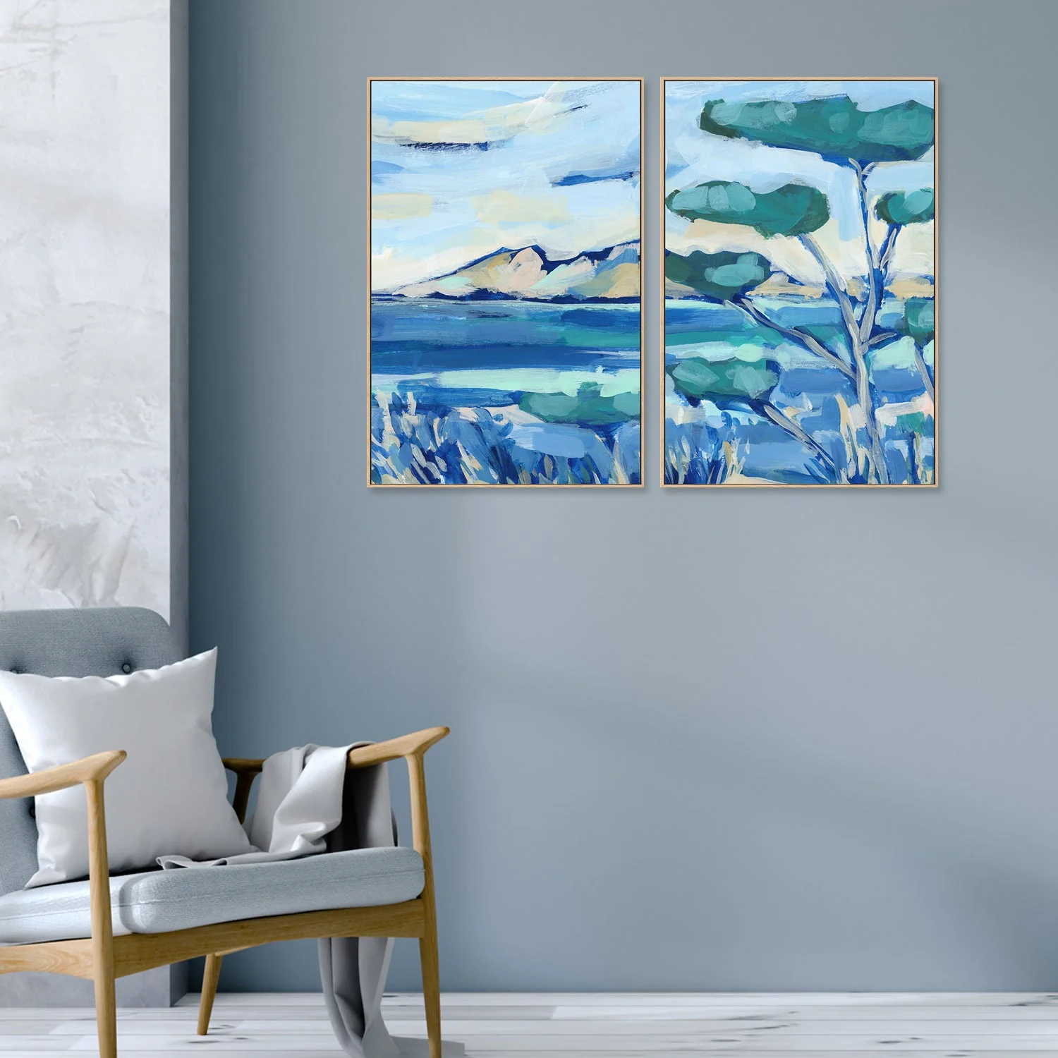 Mediterranean Coastal , Style B & C , Set Of 2 - Image 2