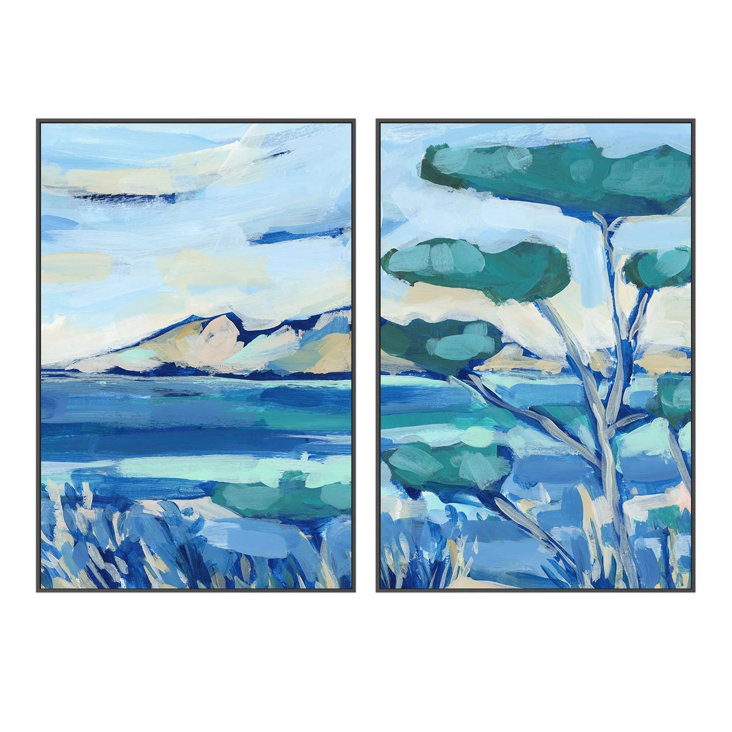 Mediterranean Coastal , Style B & C , Set Of 2 - Image 3