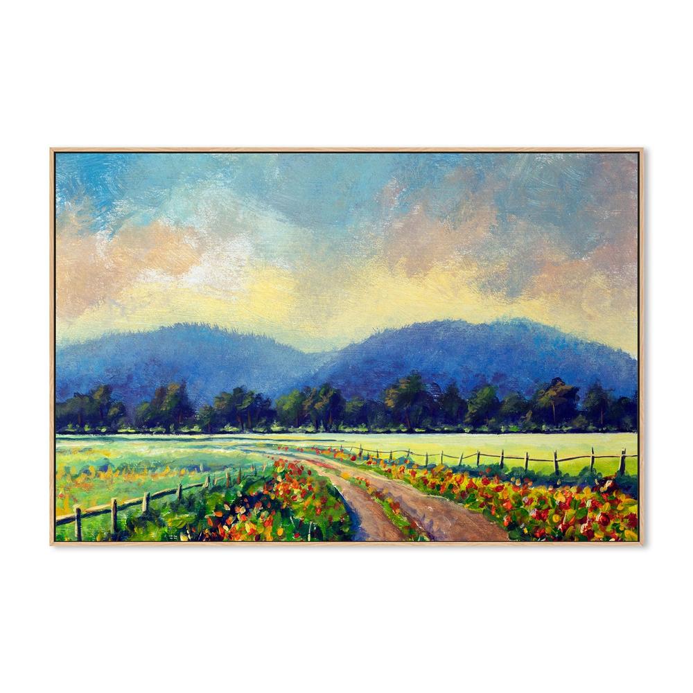 Meet Me In The Meadow, Hand-Painted Canvas - Image 4