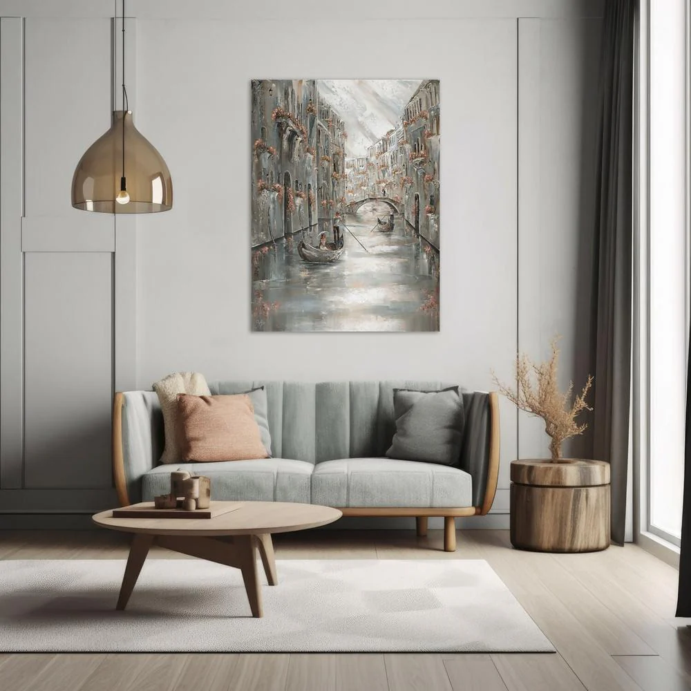Memory, Venice Charm , Original Hand-Painted Canvas By Isabella Karolewicz - Image 2