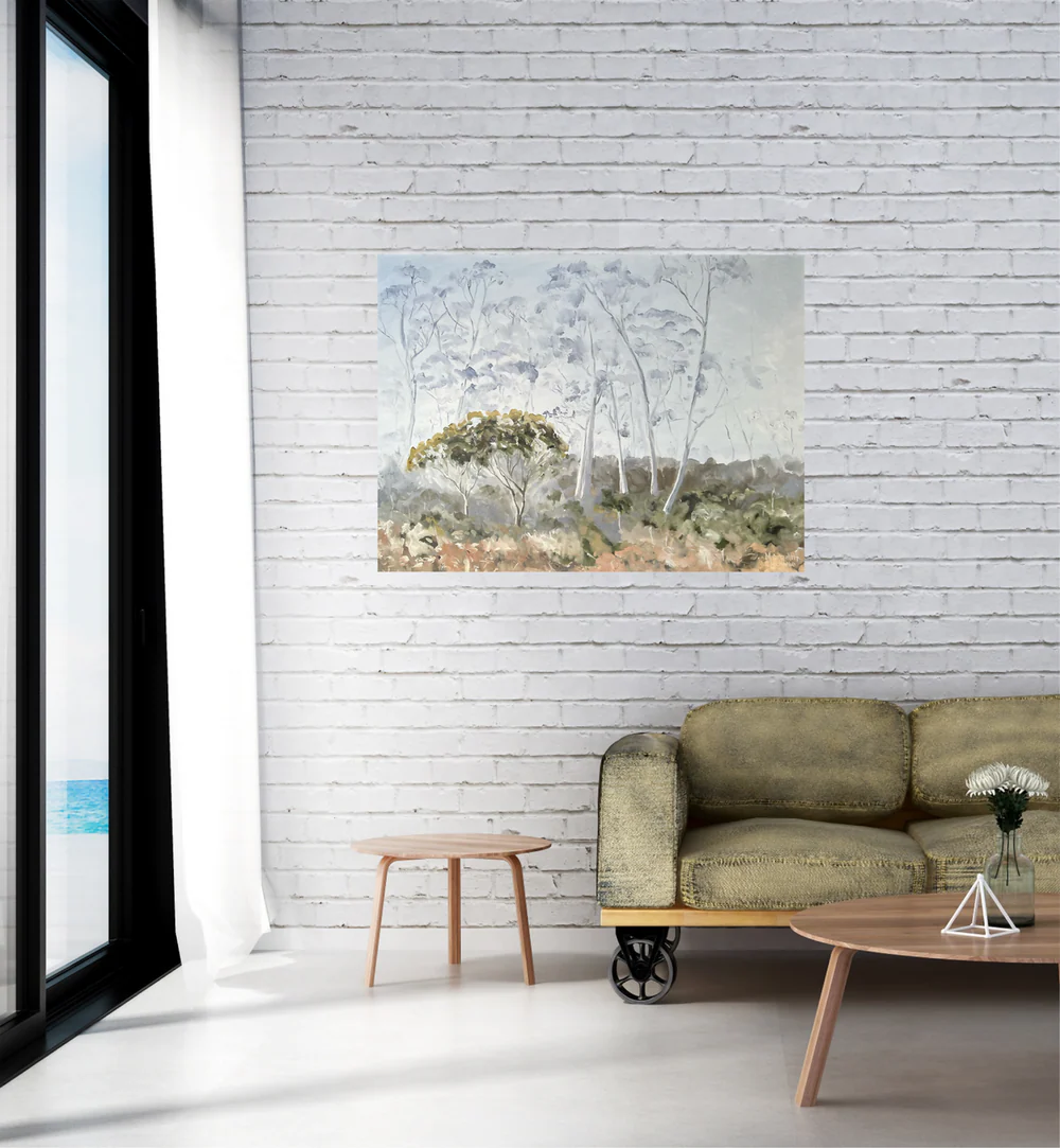Middlesex Plains, Tasmania. Original hand-painted artwork by Meredith Howse. - Image 3