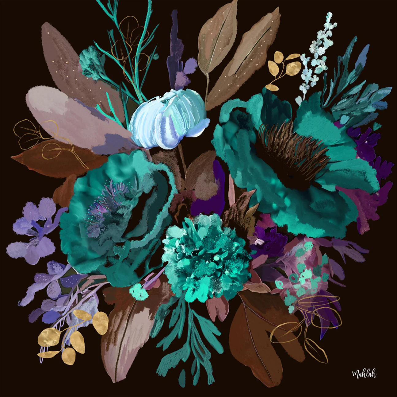 Midnight Green flowers