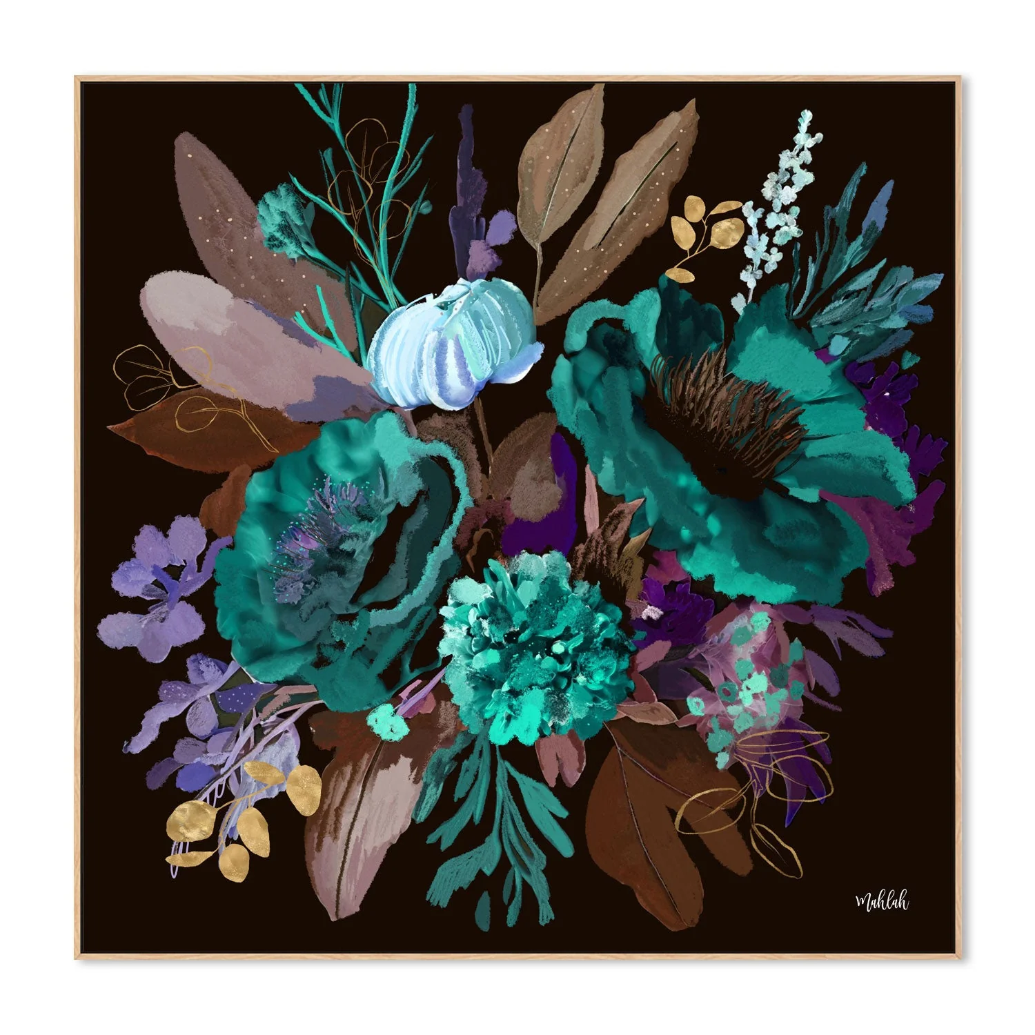 Midnight Green flowers - Image 4