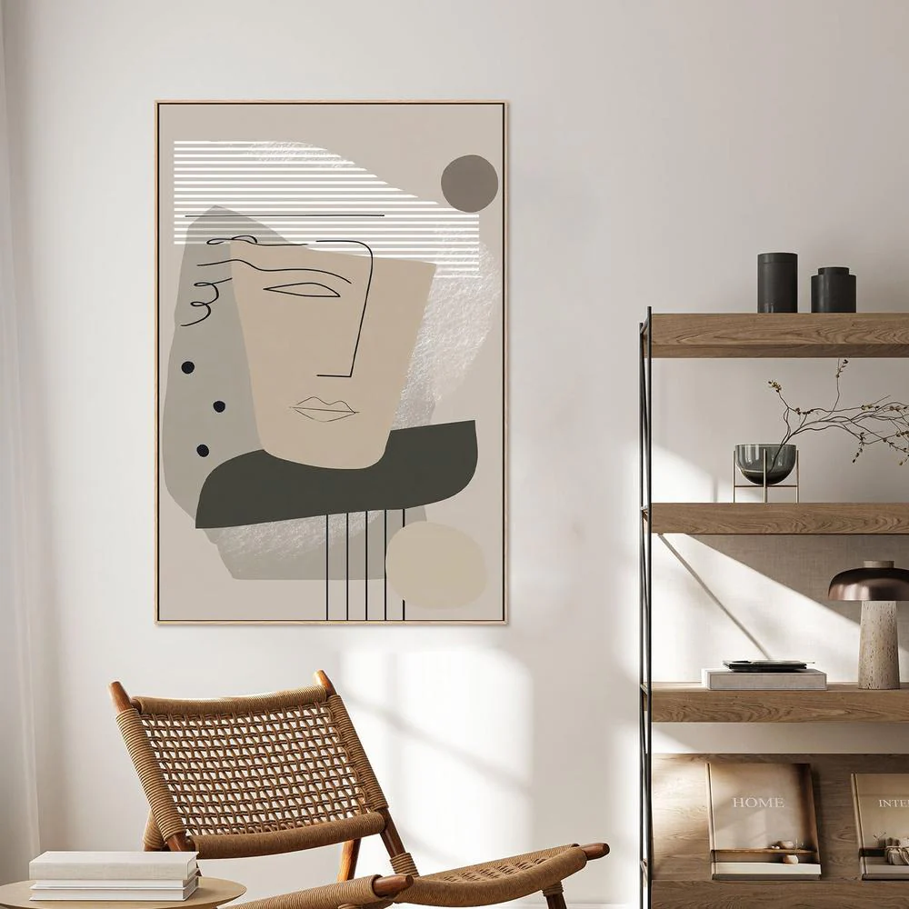 Minimalist Abstract Face - Image 2