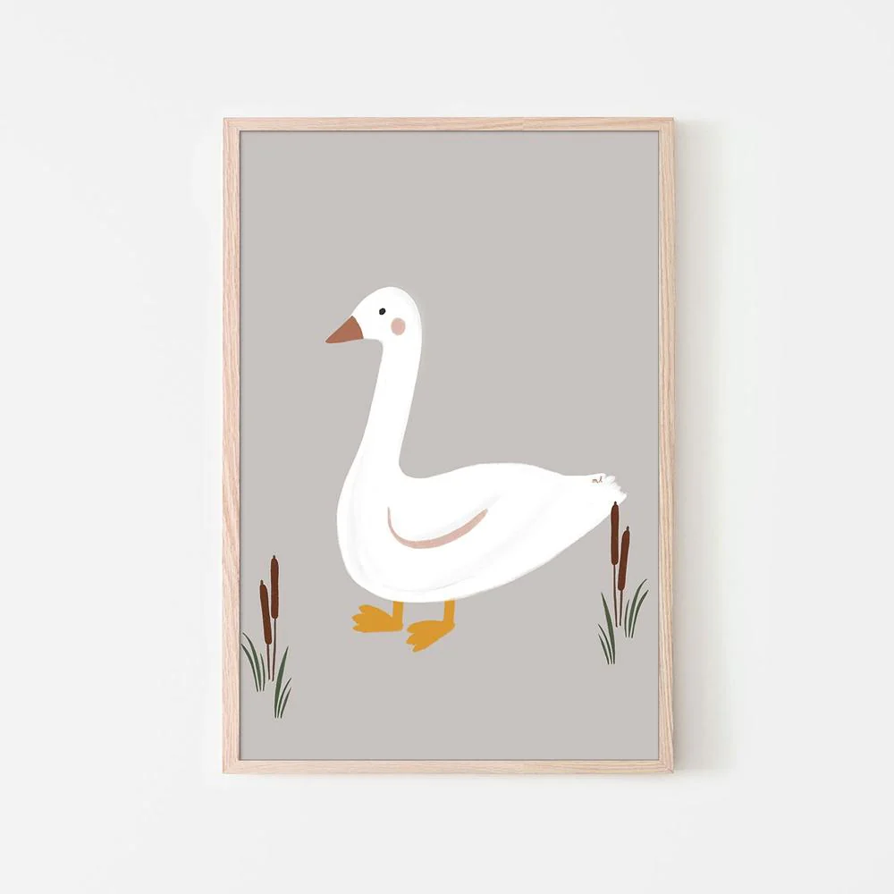 Minimalist White Goose - Image 6