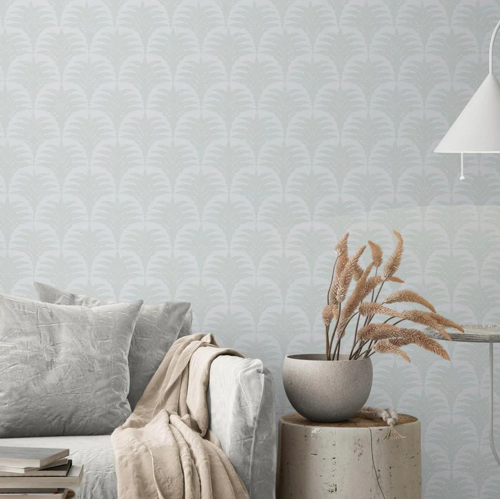 Mint Arched Palms Wallpaper - Image 3