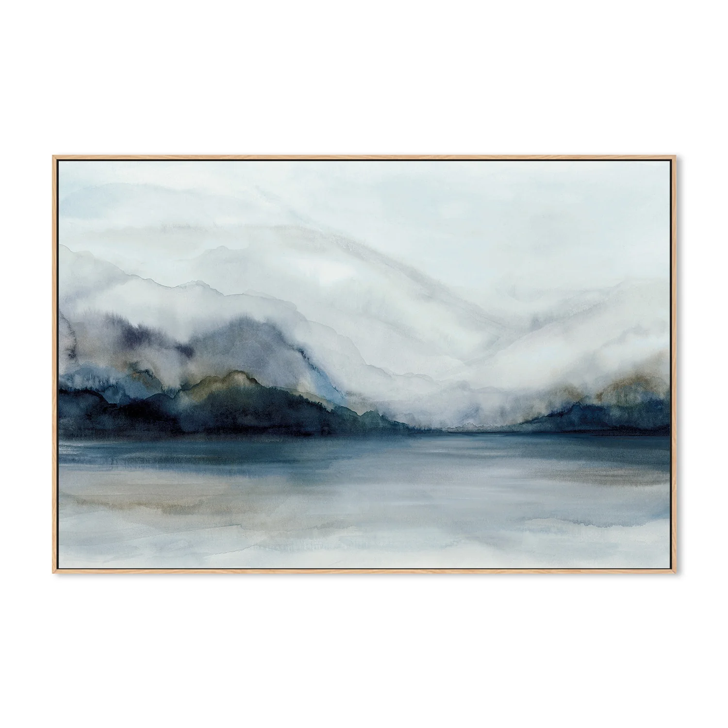 Misty Mountains Over Calm Wat... - Image 4