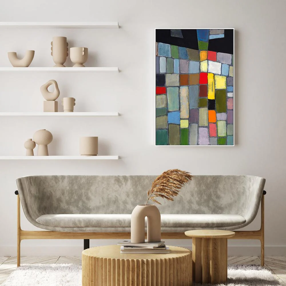 Mod Style, Hand-Painted Canvas - Image 2
