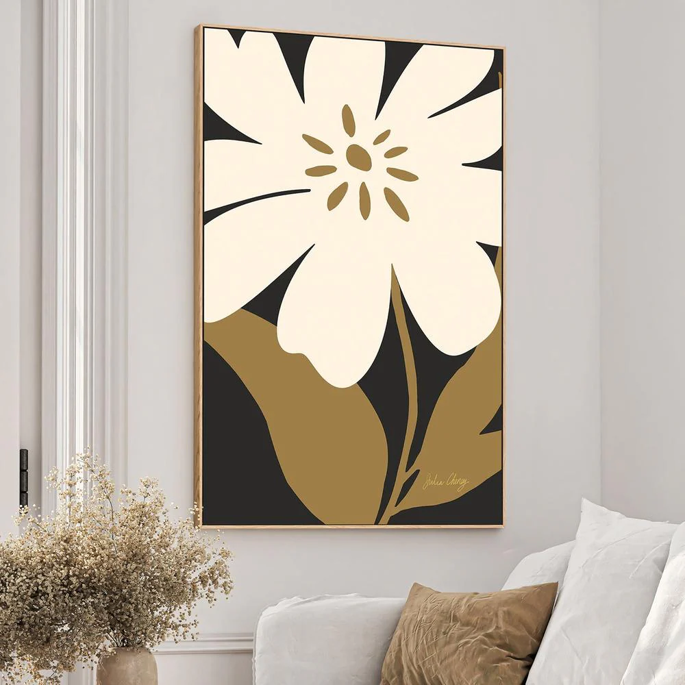 Modern Cream Bloom - Image 2
