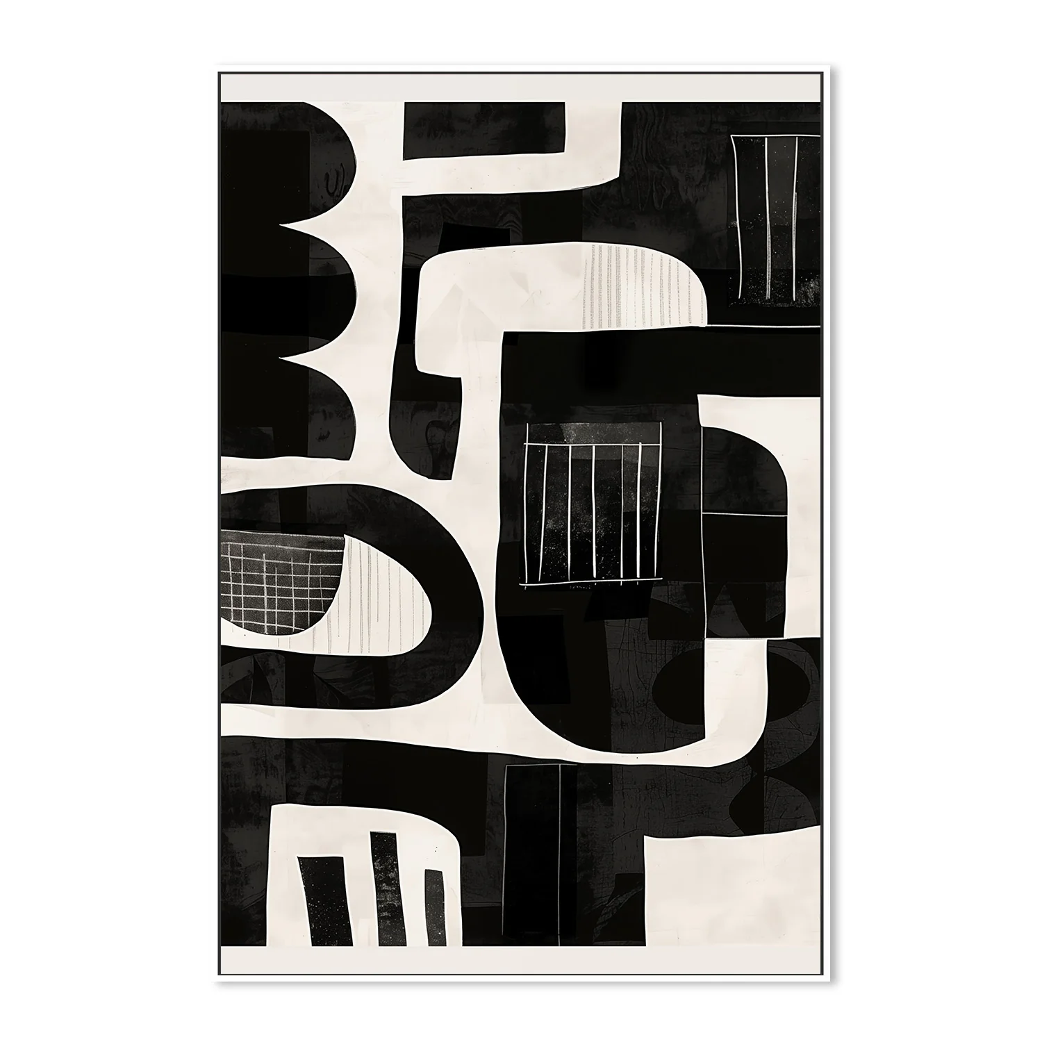 Monochrome Abstract, Style B - Image 5