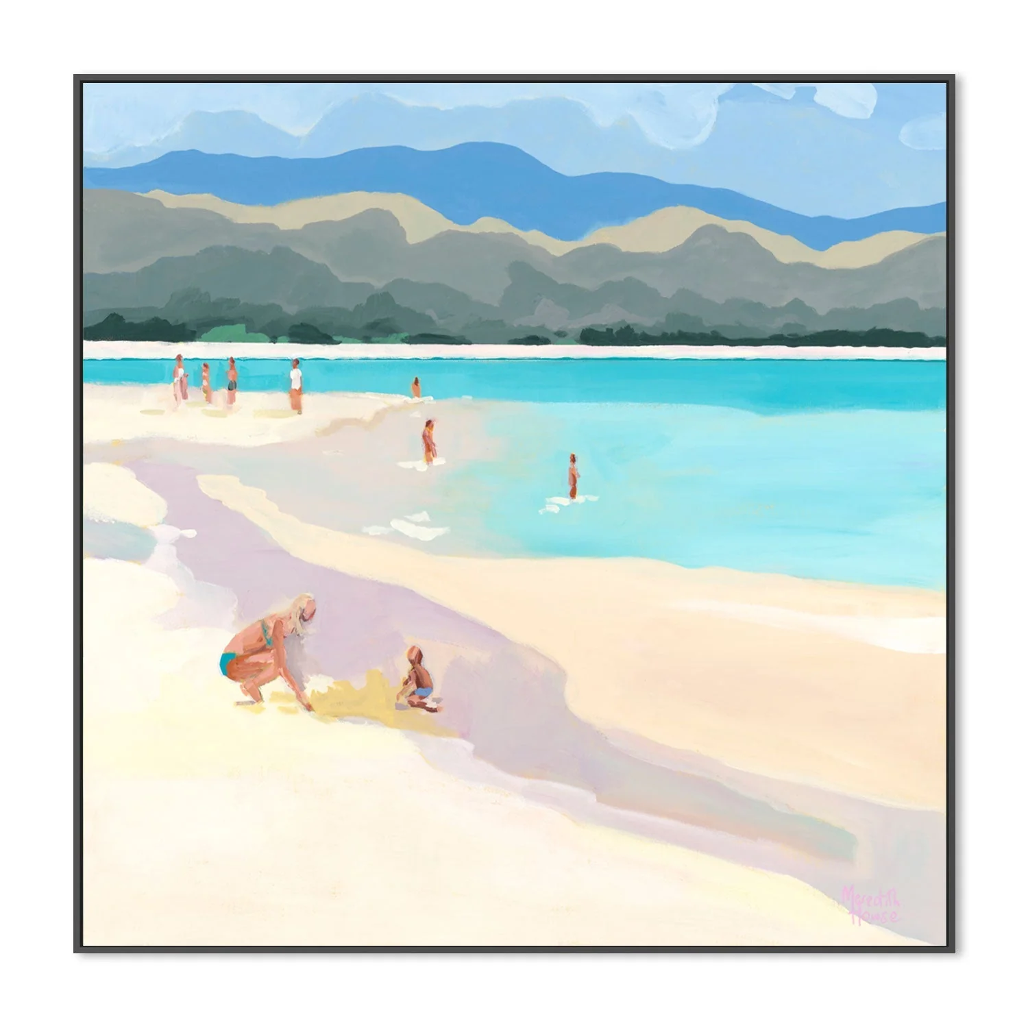 Mother And Child At Lanakai Beach - Image 4