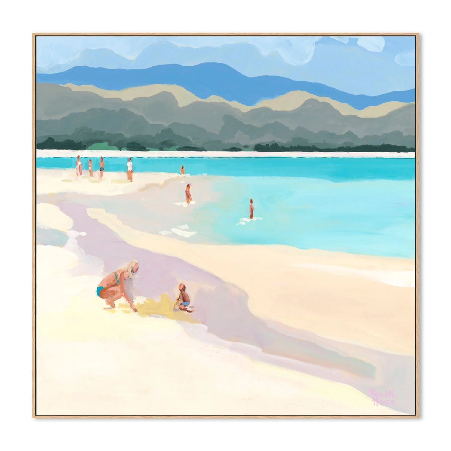 Mother And Child At Lanakai Beach - Image 5