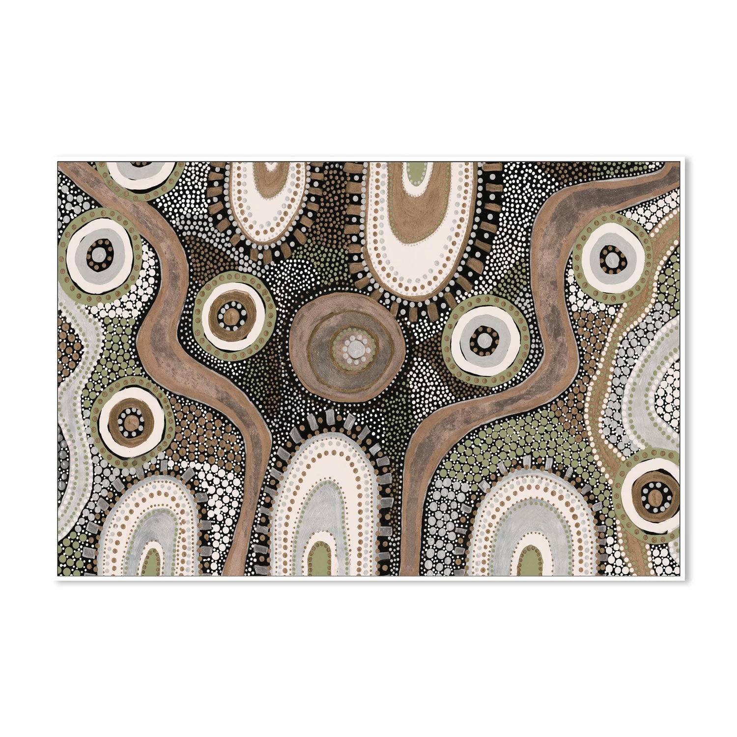 Mothers Love, Style A, Brown And Green Tones - Image 5