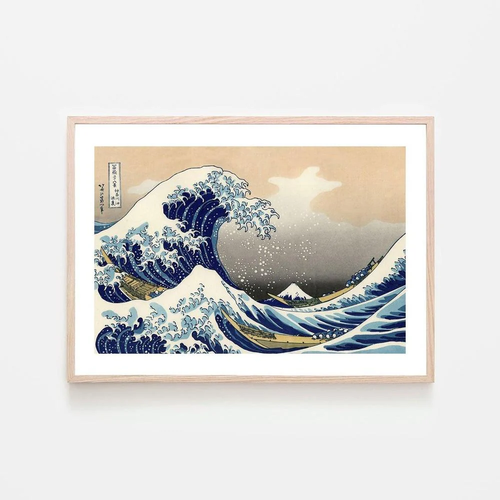 Mount Fuji Seen Below a Wave at Kanagawa - Image 7