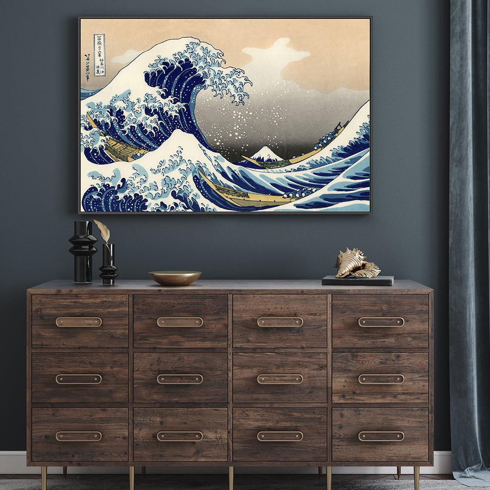 Mount Fuji Seen Below a Wave at Kanagawa - Image 8