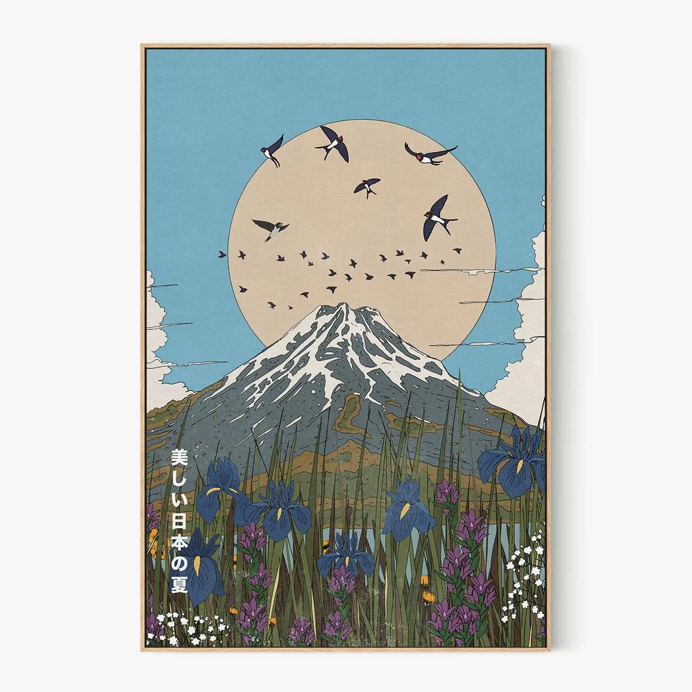 Mount Fuji Summer Swallows - Image 4
