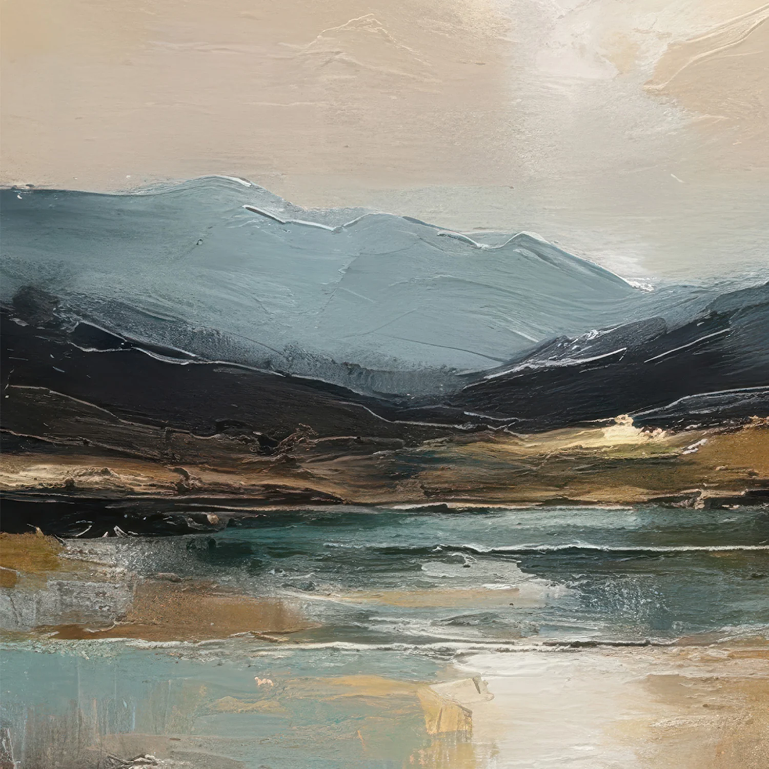 mountain valley at dawn - Image 10