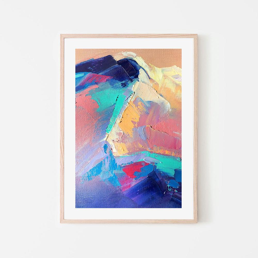 Mountains Peak , Hand-painted Canvas - Image 6