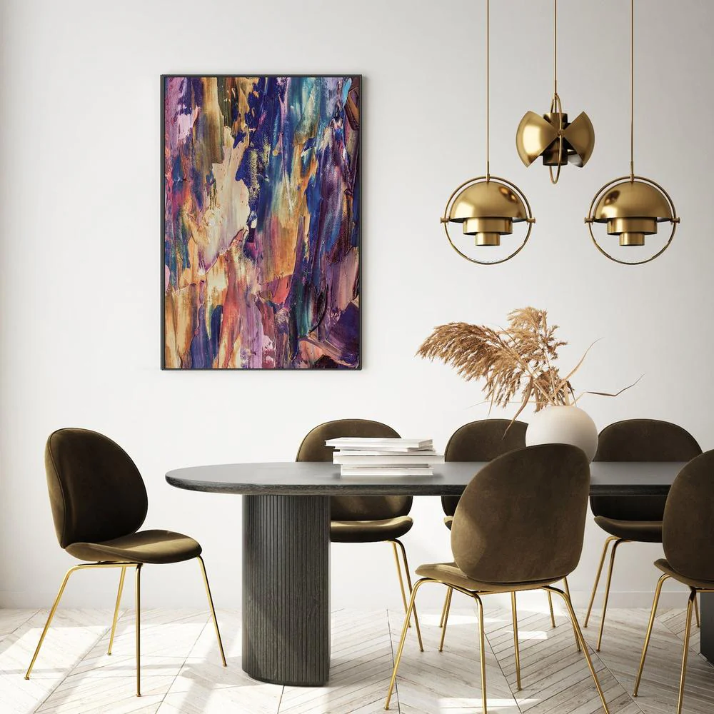 Multicoloured Madness, Style A, Hand-Painted Canvas - Image 2