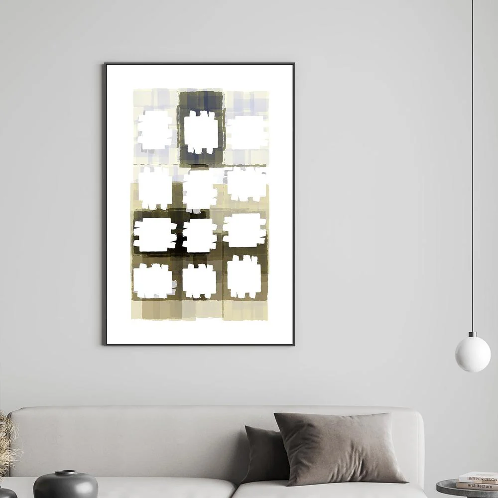 Muted Grid Abstract - Image 2