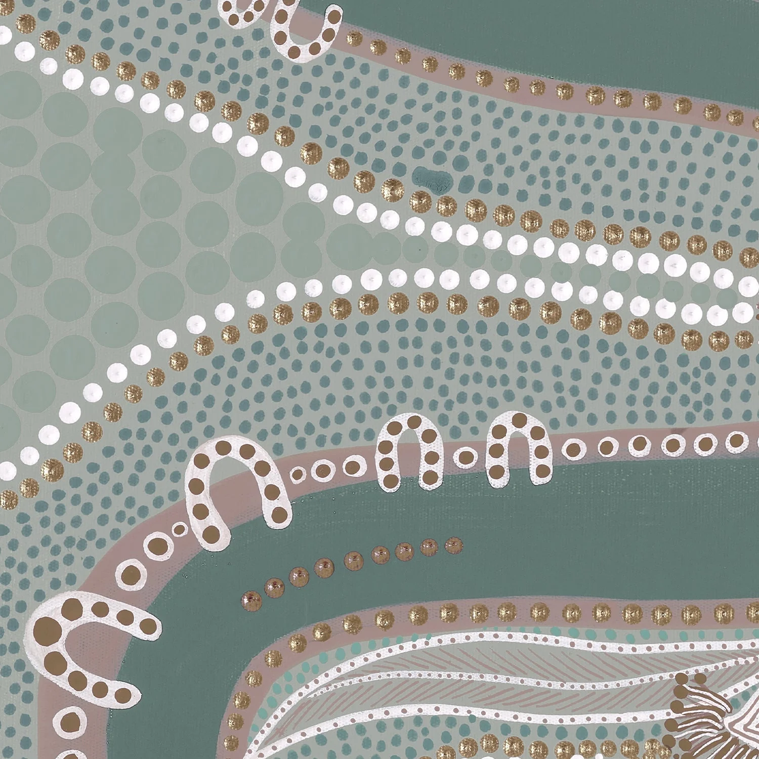 Native Journey, Dusty Green Tone - Image 8