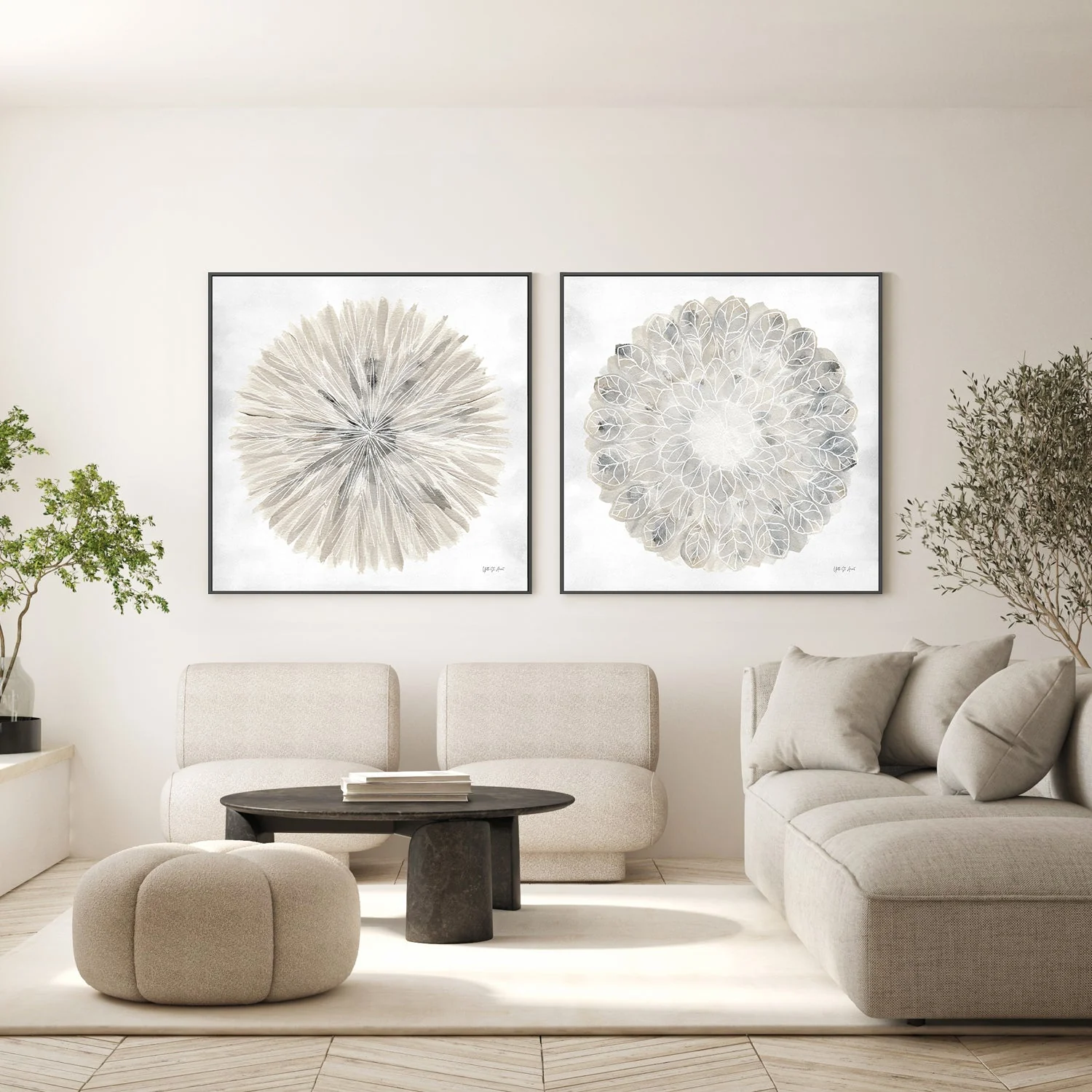 Natures Pinwheel, Style A & B, Set Of 2 - Image 7